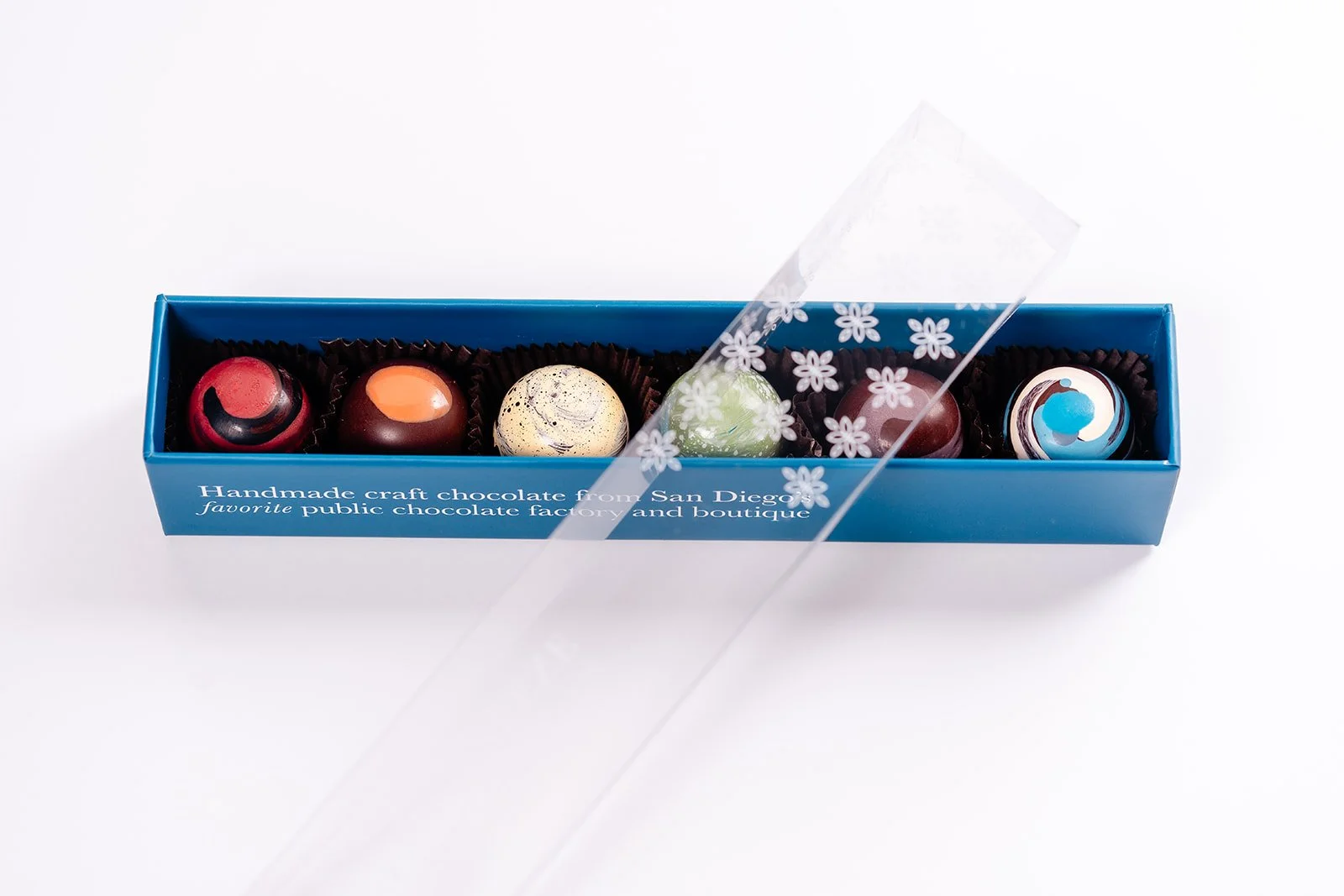 6 Piece Truffle/Bonbon Set — Seabreeze Chocolates